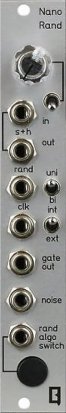 Eurorack Module Nano Rand v2 (natural aluminum) from Qu-Bit Electronix