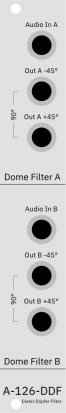 Eurorack Module A-126-DDF Dual Dome Filter from Doepfer