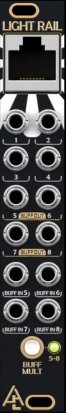 Eurorack Module Light Rail from After Later Audio