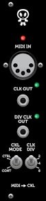 Eurorack Module Midi to Clock  from Erica Synths