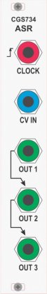Eurorack Module CGS734 - Analog Shift Register from Elby Designs