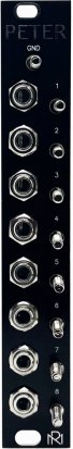 Eurorack Module Rmodular Peter Lyra 8 Expander (Black Panel) from Other/unknown