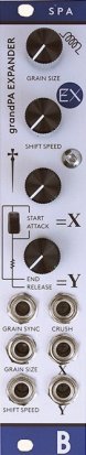 Eurorack Module SPA (grandPa Expander) - ALUMINIUM Panel from Bastl Instruments