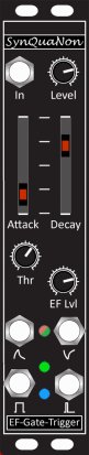 Eurorack Module Envelope Follower-Gate-Trigger from SynQuaNon