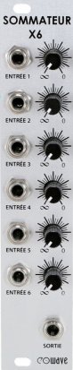 Eurorack Module Sommateur X6 from Eowave