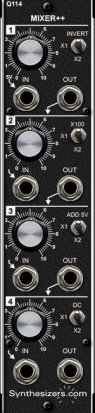 MU Module Q114 Mixer++ from Synthesizers.com