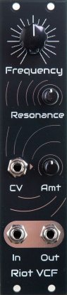 Eurorack Module Riot VCF from Guru Gara Synth