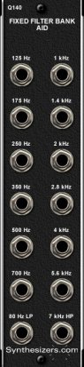 MU Module Q140 Fixed Filter Bank Aid from Synthesizers.com