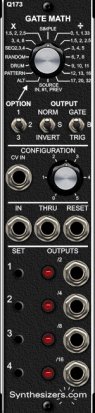 MU Module Q173 Gate Math from Synthesizers.com