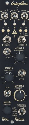 Eurorack Module Total Recall (black) from Endorphin.es