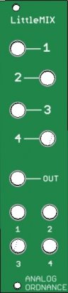 Eurorack Module LittleMix from Analog Ordnance