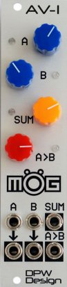 Eurorack Module Attenuverter AV-1 from DPW Design