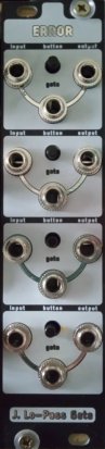 Eurorack Module J. Lo Pass Gate XL from Error Instruments