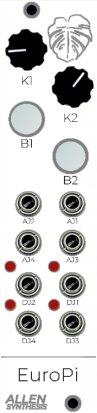 Eurorack Module EuroPi Prototype from Allen Synthesis