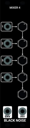 Eurorack Module MIXER 4 from Black Noise