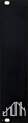 Eurorack Module Value Blank Panel - 6hp black from Thonk