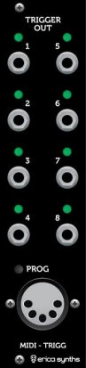 Eurorack Module MIDI To Trigger from Erica Synths