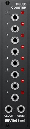 Eurorack Module Pulse Counter from EMW