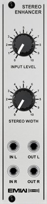 Eurorack Module STEREO ENHANCER (Silver) from EMW