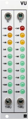 Eurorack Module Dual VU Meter from Wavefonix