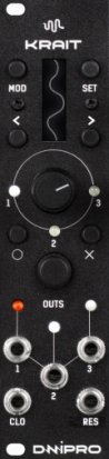 Eurorack Module Krait (Black) from Dnipro modular