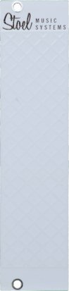 Eurorack Module 6 HP Blank Panel, White from Stoel Music Systems