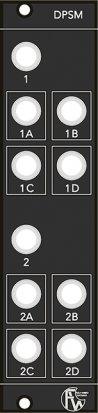 Eurorack Module Dual Passive Stereo Mult  from Fully Wired Electronics