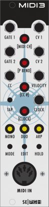 Eurorack Module MIDI 3 from Studio Electronics