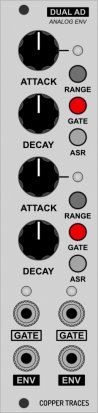 Eurorack Module Dual AD from Copper Traces