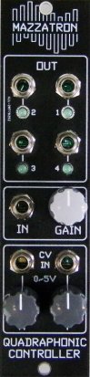 Eurorack Module QPC-2 Quadraphonic Controller from Mazzatron