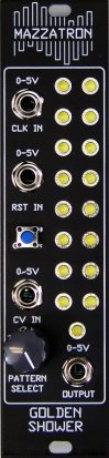 Eurorack Module Golden Shower from Mazzatron