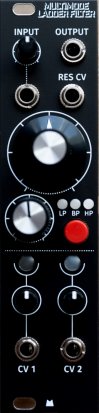 Eurorack Module Multimode Ladder Filter - Black Panel from Mörk Modules