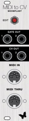 Eurorack Module MIDIMPLANT from synthCube