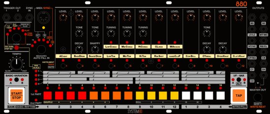 Eurorack Module 880 from System80