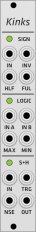 Mutable Instruments Kinks (Grayscale panel)