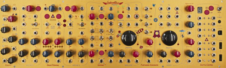 Eurorack Module Shuttle System (golden) from Endorphin.es