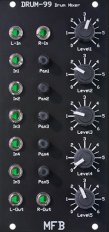 Eurorack Module Drum-99 Mixer from MFB
