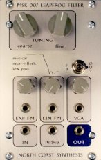 Eurorack Module MSK 007 Leapfrog VCF from North Coast Synthesis