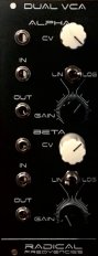 Eurorack Module Dual VCA from Radical Frequencies