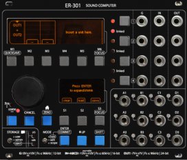 Eurorack Module Black ER-301 from Orthogonal Devices