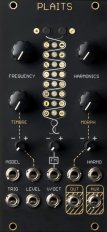 Eurorack Module Mutable Instruments Plaits (Black/Gold) from Oscillosaurus