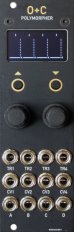 Micro Ornament & Crime Polymorpher / 8HP / Black & Gold Panel