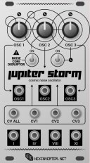 Eurorack Module Jupiter Storm from Hexinverter Électronique