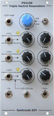 Eurorack Module Triple Vactrol Resonators XS from Fonitronik