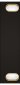 2HP 1U Black & Gold Blind Panel