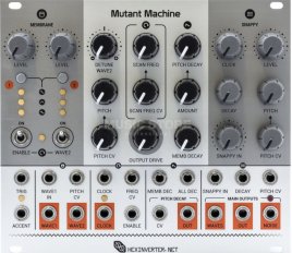 Eurorack Module Mutant Machine (original colour) from Hexinverter Électronique