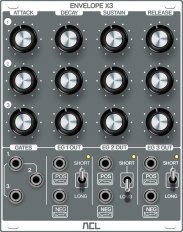 Eurorack Module Envelope X3 v2 from ACL