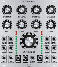 Eurorack Module VC Stereo Mixer from L-1