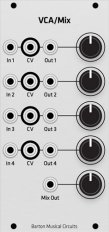 Barton VCA Mixer (Grayscale panel)