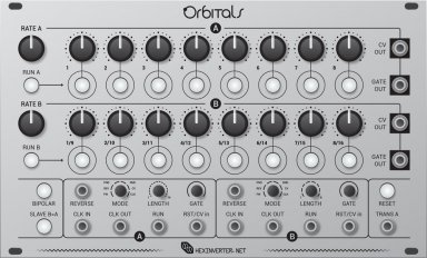 Eurorack Module Orbitals from Hexinverter Électronique